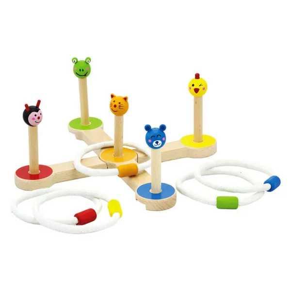 Fa állatos célba dobó ügyességi játék