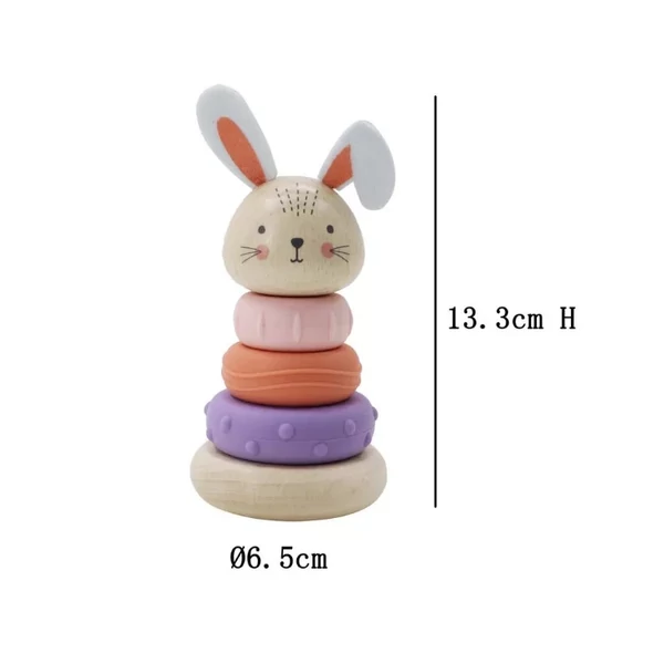 Montessori torony - nyuszi rágókával