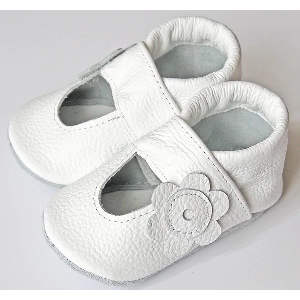 Hopphopp puhatalpú szandál - fehér S méret