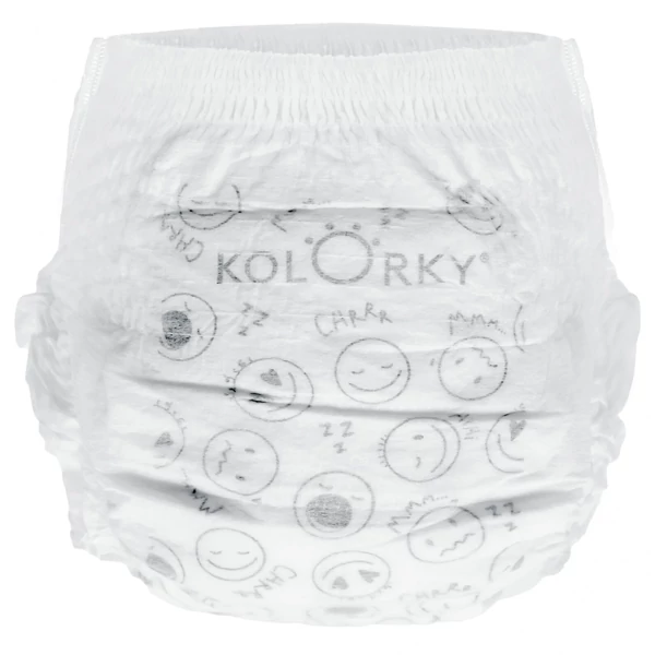 Kolorky Delux Velvet környezetbarát eldobható éjszakai bugyipelenka - Sleepy (12-16 kg)
