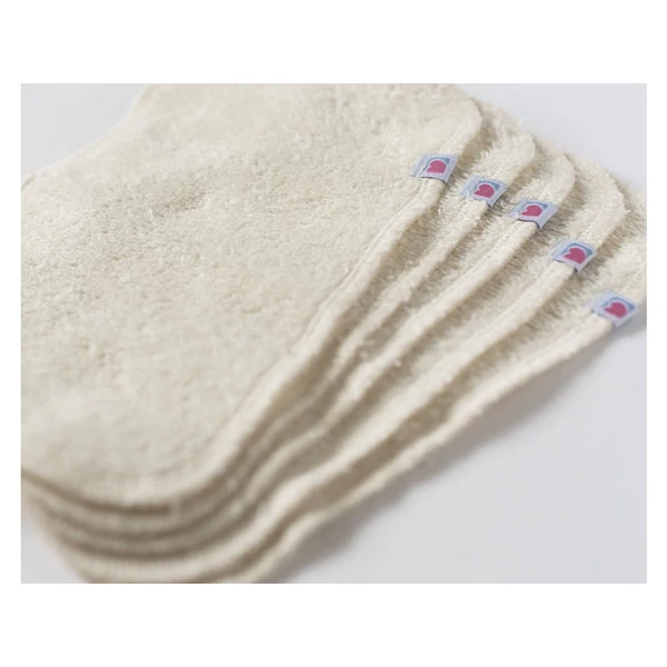 Minori frottír törlő tasakban - szürke csillag