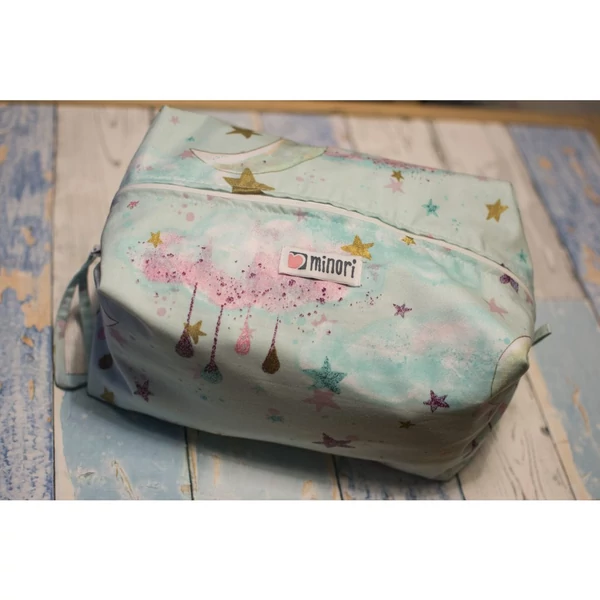 Minori vízhatlan tároló - türkiz csillag L méret