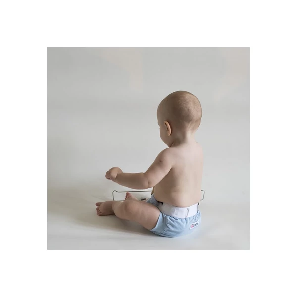 Minori mosható pelenka csónakos - égszínkék