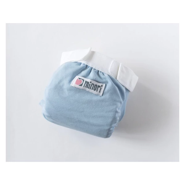 Minori mosható pelenka csónakos - égszínkék