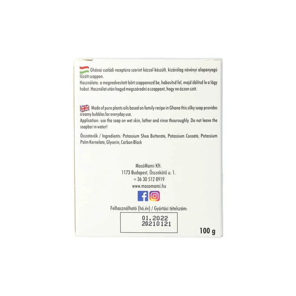 Fekete szappan, Black soap 100 g